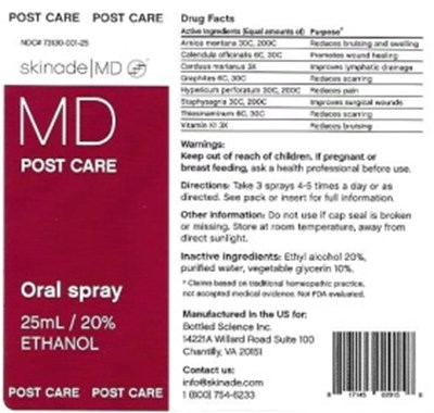 25ml Bottle Label (Md Post Care 25ml Bottle Label)
